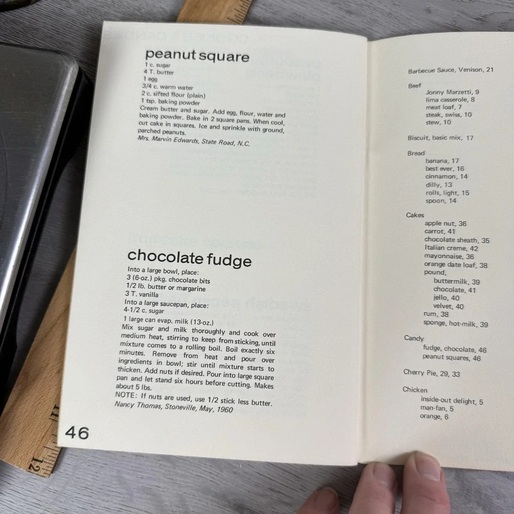 Vintage North Carolina Community Cookbooks Lot 6 Weeksville Jay Wesleyan Scouts